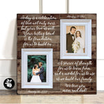 Personalized Parents Wedding Gift, Mother of the Groom Gift, Mother of the Bride Gift, Parents of the Bride, Parents of the Groom, 20x20