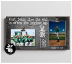 Personalized Senior Night BASEBALL Picture Frame, Sports Team Gift, Custom Gifts for Graduating Senior, Graduation Gift Ideas, What Feels