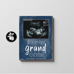 Pregnancy Reveal to Grandparents Picture Frame, Expecting Grandparents Frame, Get Ready for a Grand Adventure, We're Expecting