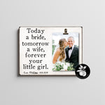 Father of the Bride Gift from daughter, Father of the Bride Picture Frame, Wedding Gifts for Parents, Father of the Bride Gift Ideas