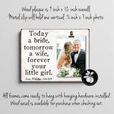 Father of the Bride Gift from daughter, Father of the Bride Picture Frame, Wedding Gifts for Parents, Father of the Bride Gift Ideas