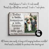 Father of the Bride Gift from daughter, Father of the Bride Picture Frame, Wedding Gifts for Parents, Father of the Bride Gift Ideas