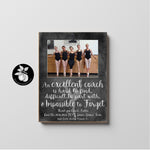 Dance Teacher Gifts Frame, Dance Recital Gift from Students, Ballet or Tap Teacher Appreciation Gift, An Excellent Coach Hard to Find, 9x12