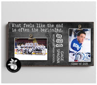 Personalized Senior Night HOCKEY Picture Frame, Sports Team Gift, Custom Gifts for Graduating Senior, Graduation Gift Ideas