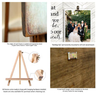 Custom Parents Gift from Bride & Groom – Wedding Thank You Picture Frame