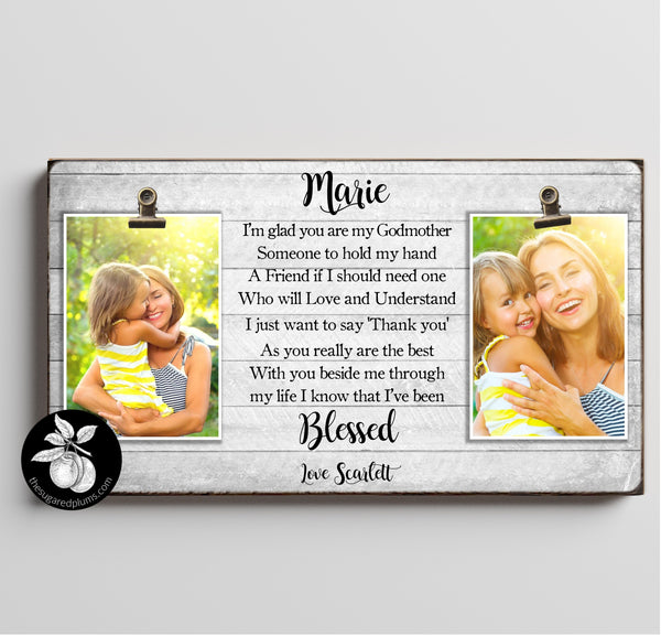 Baptism Gift, Godparent Gift, Christening Gift, Baptism Gift for Godparent, Godmother Gift, Will you be my Godmother, Godfather Gift 9x16