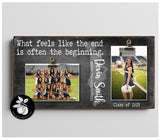 Personalized Cheerleader Graduation Frame Cheerleader Graduation Gift cheer girl graduation gift Cheerleader Team Picture cheer gifts 8x16