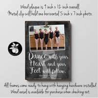 Personalized Dance Teacher Gifts Frame, Dance Recital Gift from Students, Ballet or Tap Teacher Appreciation Gift, Behind Every Dancer