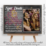 Arizona State University Picture Frame, Cool Graduation Gift Idea, ASU College Football Fight Song Clip Frame