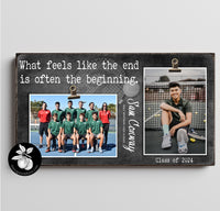 Personalized Senior Night TENNIS Picture Frame