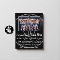 Wrestling Team Mom Gift Ideas Picture Frame, Thank You Gifts for Team Mom, End of Season Gift, Team Mom Retirement Gift, 9x12