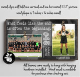 Personalized Senior Night SOCCER Picture Frame, Sports Team Gift, Custom Gifts for Graduating Senior, Graduation Gift Ideas
