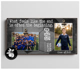 Personalized Senior Night Soccer Picture Frame, Sports Team Gift, Custom Gifts for Graduating Senior, Graduation Gift Ideas What Feels like