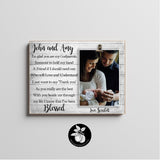 Personalized Will You Be My Godparents Picture Frame, Baptism Godparent Gift, Godparent Proposal Idea, I'm So Glad You are My Godparents