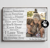 Personalized Mothers Day Gift For Mom, Unique Gift For Grandma, First Mothers Day Gift Idea, You are My Sunshine Picture Frame