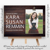 Called to Serve LDS Missionary Photo Frame, Sister Missionary Mission Farewell, Mission Homecoming, Missionary Mom 9X12 Personalized Frame