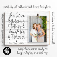 Mother of the Bride gift, Mother of Bride gift from Daughter, Wedding Mother of Bride Thank You Gift, Personalized Wedding Picture Frame