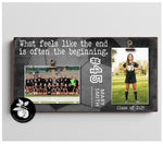 Personalized Senior Night Soccer Picture Frame, Sports Team Gift, Custom Gifts for Graduating Senior, Graduation Gift Ideas - What Feels