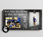 Personalized Senior Night VOLLEYBALL Picture Frame, Sports Team Gift, Custom Gifts for Graduating Senior, Graduation Gift Ideas What Feels