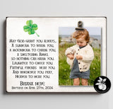 Personalized Baptism Gift for Boy or Girl Catholic, Baptism Gift from Godparents, Baptism Gift Ideas, With Irish Blessing, Picture Frame