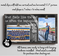 Personalized Senior Night FOOTBALL Picture Frame, Sports Team Gift, Custom Gifts for Graduating Senior, Graduation Gift Ideas