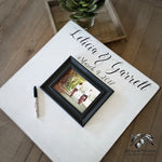 Wedding Guest Book Alternative Wood With Frame, Wedding Guestbook, Unique Guest Book, Guest Book Sign, Rustic Guest Book
