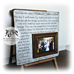 Mother of the Groom Gift, Wedding Gifts For Parents, Parents of the Groom Gift, 16x16 The Sugared Plums Frames
