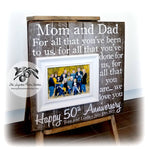 50th Anniversary Gifts, 25th Anniversary Gifts, Parents Anniversary Gift, Anniversary Frame, 16x16 The Sugared Plums Frames