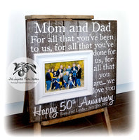 50th Anniversary Gifts, 25th Anniversary Gifts, Parents Anniversary Gift, Anniversary Frame, 16x16 The Sugared Plums Frames