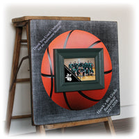 Basketball Coach Thank You Gift, Personalized End of the Season Picture Frame  16x16 The Sugared Plums Frames