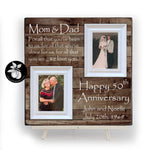 50th Anniversary Gifts for Parents Frame, 25th Wedding Annivesary Gift 20x20 The Sugared Plums Frames