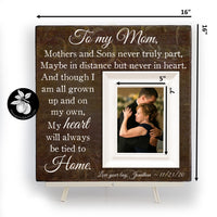 Mother of the Groom Gift from Son Picture Frame, Mom Wedding Gift Ideas, Wedding Day Gift for Mom, Mothers Day Gift, 16x16