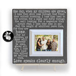 One Day When My Children Are Grown Sign, Picture Frame, Mothers Day Gift, 16x16 The Sugared Plums Frames