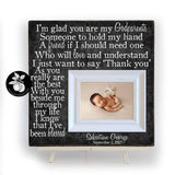 Baptism Gifts for Godparents Picture Frame, Christening Gifts for Godmother or Goddather, 16x16 The Sugared Plums Frames