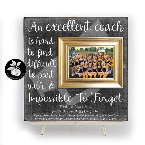 Cheer Coach Gift Frame, Dance Teacher Gift, Personalized Cheer Gifts, Cheer Gifts for Team 16x16 The Sugared Plums Frames