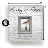 Wedding Guest Book Alternative Wood With Frame, Wedding Guestbook, Unique Guest Book, Guest Book Sign, Rustic Guest Book, 20x20