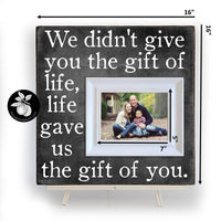 READY TO SHIP Adoption Gifts Picture Frame. Gotcha Day, Blended Family Sign, 16x16 The Sugared Plums