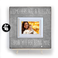 Personalized Godmother Gift, Will You Be My Godmother, Godmother Proposal, Baptism Gift for Godmother, Godparent Gift, Godmother Frame 16x16
