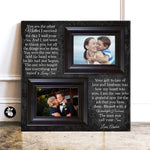 Mother of the Groom Gift from Bride, Mother In Law Gift from Bride, Wedding Gift for Mom and Dad, Personalized Picture frame Wedding, 16x16