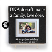 DNA Doesn't Make a Family Love Does, Adoption Gifts, Personalized Gotcha Day Gift, Family Gift for Adoption, Adopting Baby Gift, 16x16