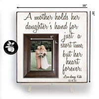 Mother of the Bride Frame, Birthday Gift for Mom from Daughter, Mom Gift from Daughter, Gifts for Mom From Daughter, Step Mom Gift, 16x16
