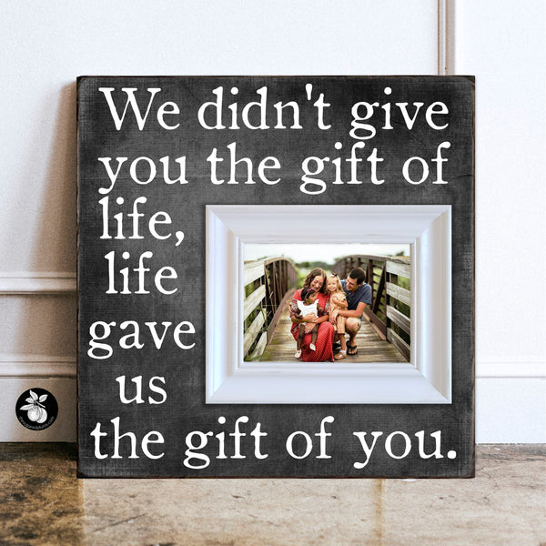 Adoption Gifts, Gotcha Day Gifts, Adoption Day, New Parent Gift, Personalized Adoption Frame, Adopting Baby Gift, New Dad or Mom Gift 16x16