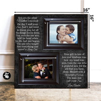 Mother of the Groom Gift from Bride, Mother In Law Gift from Bride, Wedding Gift for Mom and Dad, Personalized Picture frame Wedding, 16x16