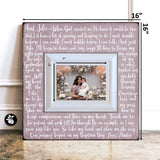 Will You Be My Godmother, Godmother Gift from Goddaughter or Godson, Godmother Proposal, Godmother Frame, 16x16 The Sugared Plums Frames