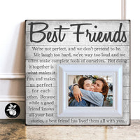 Best Friend Picture Frame, Will You Be My Bridesmaid Gift, Bridesmaid Thank You Gift, Bridal Shower Gift, Maid of Honor Gift, 16x16