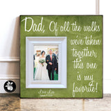 Father of the Bride Gift, Gifts for Dad on Wedding Day, Dad Gift from Daughter,  Father Daughter Gift, Father of the Bride Frame, 16x16