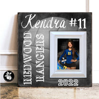 Personalized Senior Night Volleyball Picture Frame, Sports Team Gift, Custom Gifts for Graduating Senior, Graduation Gift Ideas 16x16