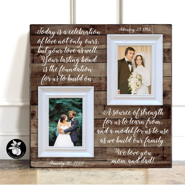 Personalized Parents Wedding Gift, Mother of the Groom Gift, Mother of the Bride Gift, Parents of the Bride, Parents of the Groom, 20x20