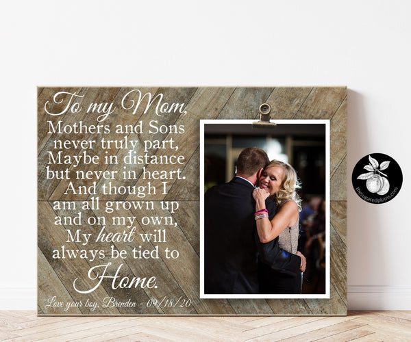 Mother of the Groom Gift, Wedding Gift for Mother of the Groom, Mother in Law Gift, Parents Thank You Gift from Bride, Mother Groom Frame