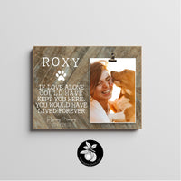 Pet Loss Gifts, Personalized Pet Memorial Frame, Cat Loss Gift, Dog Loss Gift, Pet Bereavement Gift, Pet Sympathy Gift, Pet Loss Clip Frame